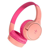 Belkin Soundform Mini - Wireless On-Ear Headphones for Kids - růžová