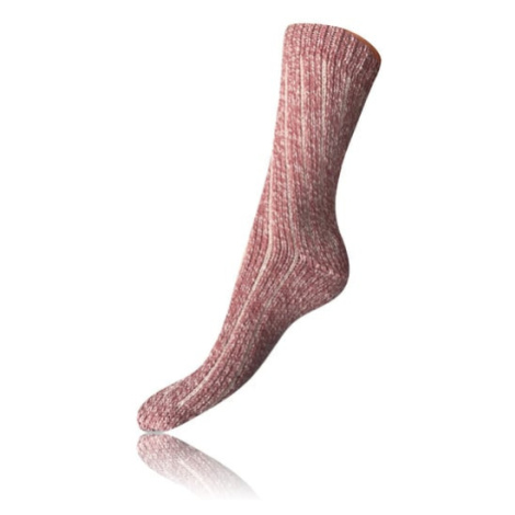 Fialové dámské ponožky Bellinda SUPER SOFT SOCKS