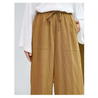 Dámské kalhoty Koton v barvě khaki