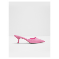 Růžové dámské pantofle na nízkém podpatku ALDO Creona