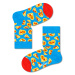 Happy Socks dětské ponožky Kids Pizza Love Sock modrá