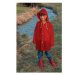 DOPPLER dětská pláštěnka s kapucí, vel. 128, červená