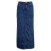 Tmavě modrá dámská džínová maxi sukně ORSAY