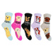 Dívčí ponožky Aura.Via - GNZ8069, mix barev/ vzor 1 Barva: Mix barev