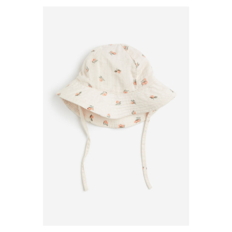 H & M - Letní klobouček - béžová H&M