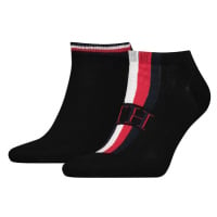 Tommy Hilfiger Socks - TH MEN SNEAKER 2P ICONIC STRIPE black