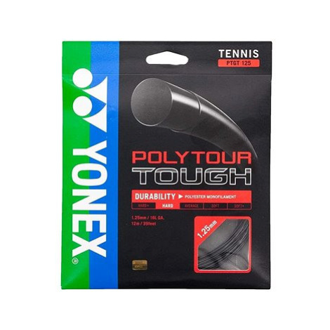 Yonex Poly Tour TOUGH, 1,25mm, 12m, černý