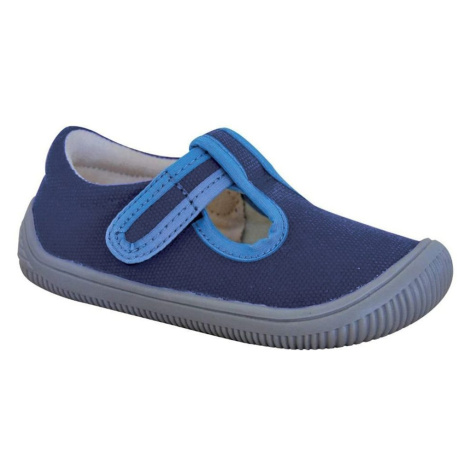 papuče chlapecké barefoot KIRBY BLUE, Protetika, modrá
