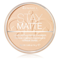 Rimmel Stay Matte pudr odstín 001 Transparent 14 g