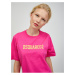 Růžové dámské tričko DSQUARED2