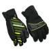 Lyžařské rukavice BLIZZARD Profi ski gloves, black neon yellow blue