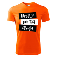 MMO Pánské sportovní tričko s vlastním potiskem Barva: Neonová oranžová