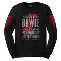 David Bowie Tričko Hammersmith Odeon Unisex Black