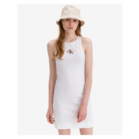 Bílé dámské šaty Urban Logo Calvin Klein Jeans - Dámské