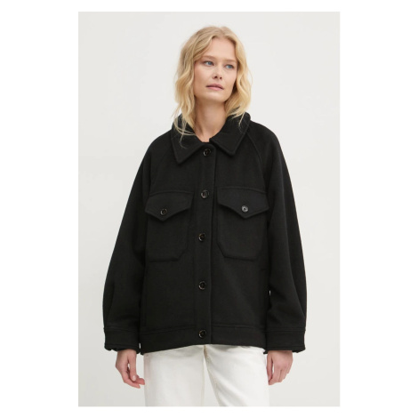 Vlněná bunda Abercrombie &amp; Fitch