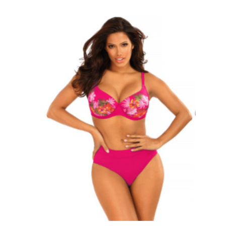 Dámské dvoudílné plavky Bali 7 S940BL7-1 tm.růžové - Self
