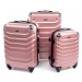 Rogal Růžový dětský cestovní kufr "Kids Premium" - M (35l)