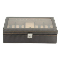 Box na hodinky Friedrich Lederwaren Carbon 32059-3