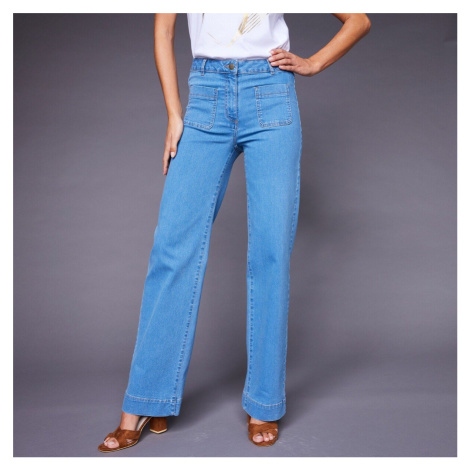 Široké džíny s vysokým pasem, malá postava Blancheporte