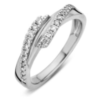 Dámský stříbrný prsten se zirkony STRP0454F