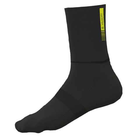 ALÉ Cyklistické ponožky klasické - AERO WOOL H16 - černá