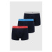 Boxerky Tommy Hilfiger 3-pack pánské, tmavomodrá barva, UM0UM02763