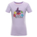Alpine Pro Monco Dětské bavlněné triko KTSA424 pastel lilac