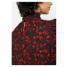 Bonprix RAINBOW šaty s nabíranými rukávy Barva: Černá, Mezinárodní