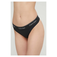 Kalhotky brazilky Calvin Klein Underwear černá barva