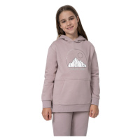 4F JUNIOR-SWEATSHIRT F277-52S-LIGHT VIOLET Fialová