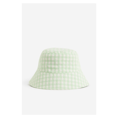 H & M - Bavlněný klobouk bucket - zelená H&M