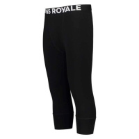 MONS ROYALE CASCADE MERINO FLEX 200 3/4 LEGGING Pánské funkční 3/4 spodky z merino vlny, černá, 