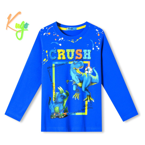 Chlapecké tričko - KUGO HC0755, modrá Barva: Modrá