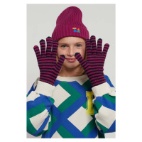 Dětské rukavice Bobo Choses růžová barva
