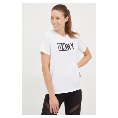 Tričko Dkny bílá barva, DP2T5894