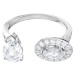 Swarovski Luxusní otevřený prsten s krystaly Swarovski Attract 5410292