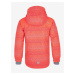 Oranžovo-růžová holčičí vzorovaná lyžařská bunda Kilpi Jenova