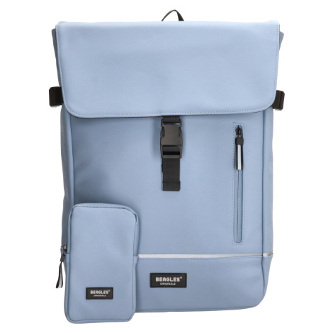 Beagles Originals unisex voděodolný batoh s kapsičkou 15"- 21L - světle modrá