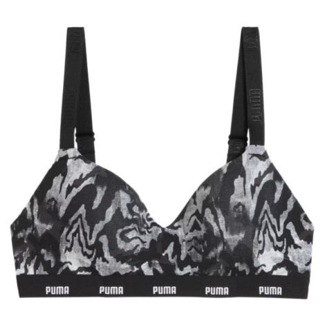 Puma Printed Padded Top W 93897303 - black