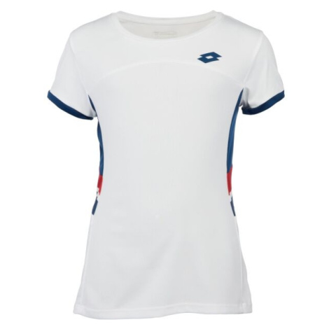 Lotto SQUADRA III TEE Dívčí sportovní tričko, bílá, velikost