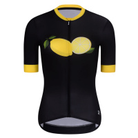 RIVANELLE BY HOLOKOLO Cyklistický dres s krátkým rukávem - FRUIT LADY - žlutá/černá