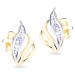 Cutie Diamonds Luxusní bicolor náušnice ze zlata s brilianty DZ8024-R-30-00-X-R1