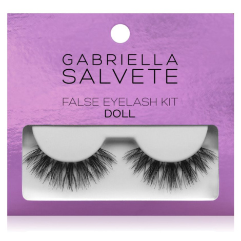 Gabriella Salvete False Eyelash Kit Doll umělé řasy s lepidlem 1 ks