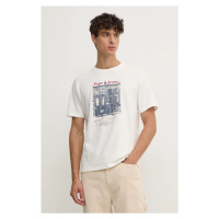 Bavlněné tričko Pepe Jeans SOREN TEE bílá barva, s potiskem, PM509635