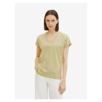 Světle zelené dámské tričko Tom Tailor - Dámské