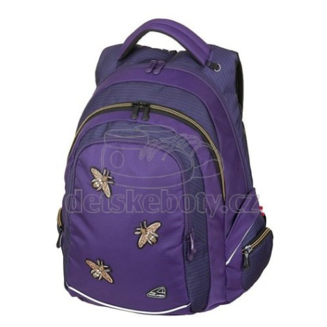 Studentský batoh FAME Bee Violet B-42029-074 Emipo