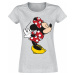 Mickey & Minnie Mouse Minnie Kiss Dámské tričko šedý vres