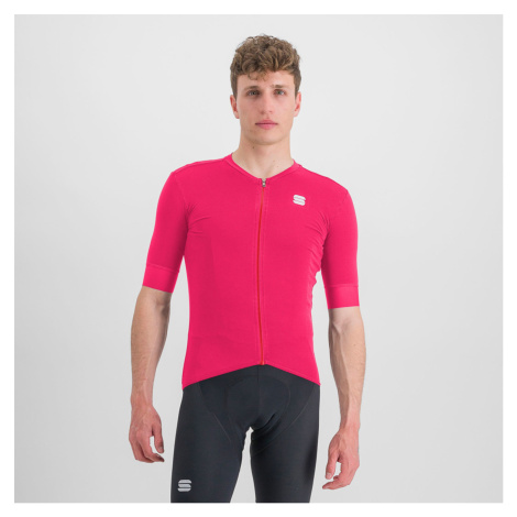 SPORTFUL Cyklistický dres s krátkým rukávem - MONOCROM - růžová