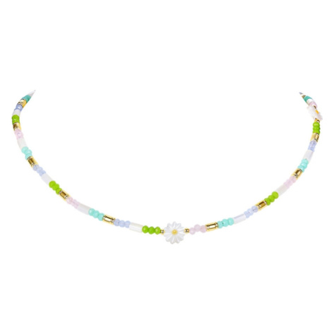 Éternelle Barevný korálkový náhrdelník Colorful Summer NH1230 Barevná/více barev 39 cm + 5 cm (p