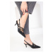 Soho Women's Black Classic Heeled Shoes 18803